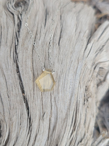 Citrine Sterling Silver Necklace