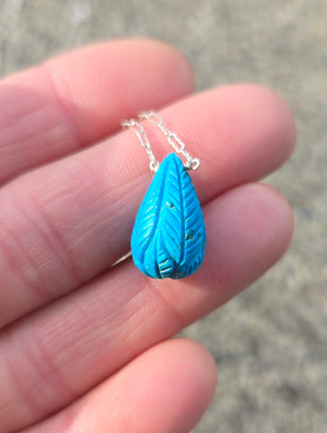 Antique Carved Chinese Gem Turquoise Sterling Silver Necklaces
