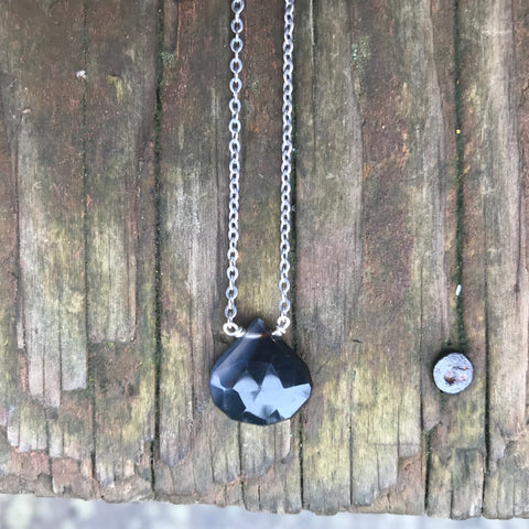 Sardonyx Faceted Briolette Necklace Root Chakra