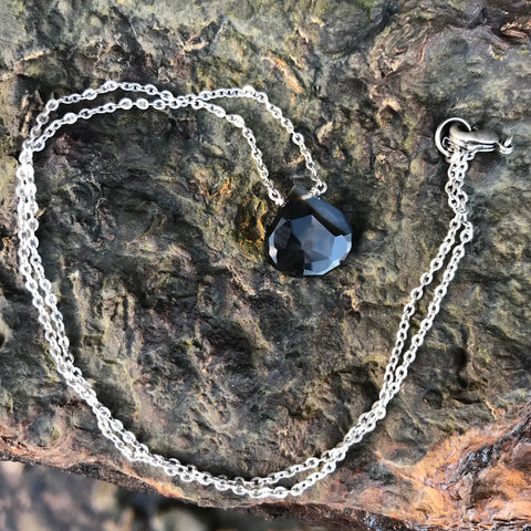 Sardonyx Faceted Briolette Necklace Root Chakra