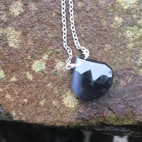 Sardonyx Faceted Briolette Necklace Root Chakra
