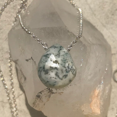 Moss Agate Necklace