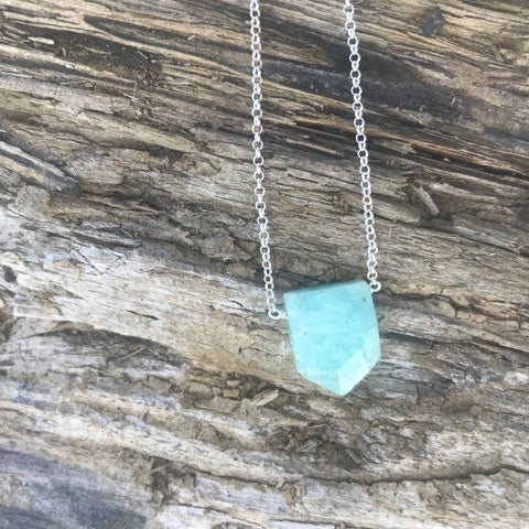 Amazonite Sterling Silver Necklace